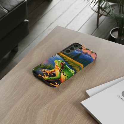 Sunset Serenity Frog - Nature - Inspired Samsung Galaxy Case - BOGO Cases