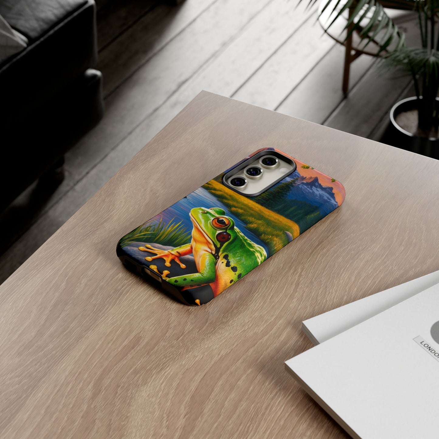 Sunset Serenity Frog - Nature - Inspired Samsung Galaxy Case - BOGO Cases