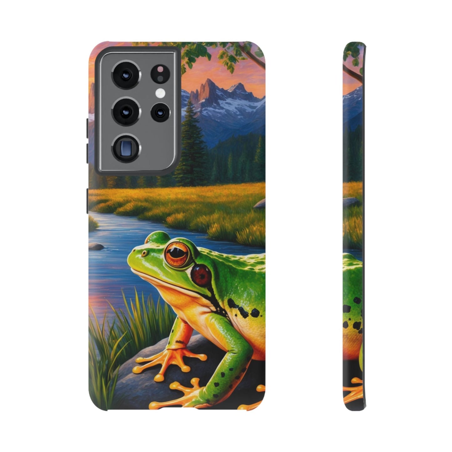 Sunset Serenity Frog - Nature - Inspired Samsung Galaxy Case - BOGO Cases