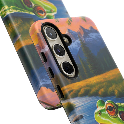 Sunset Serenity Frog - Nature - Inspired Samsung Galaxy Case - BOGO Cases
