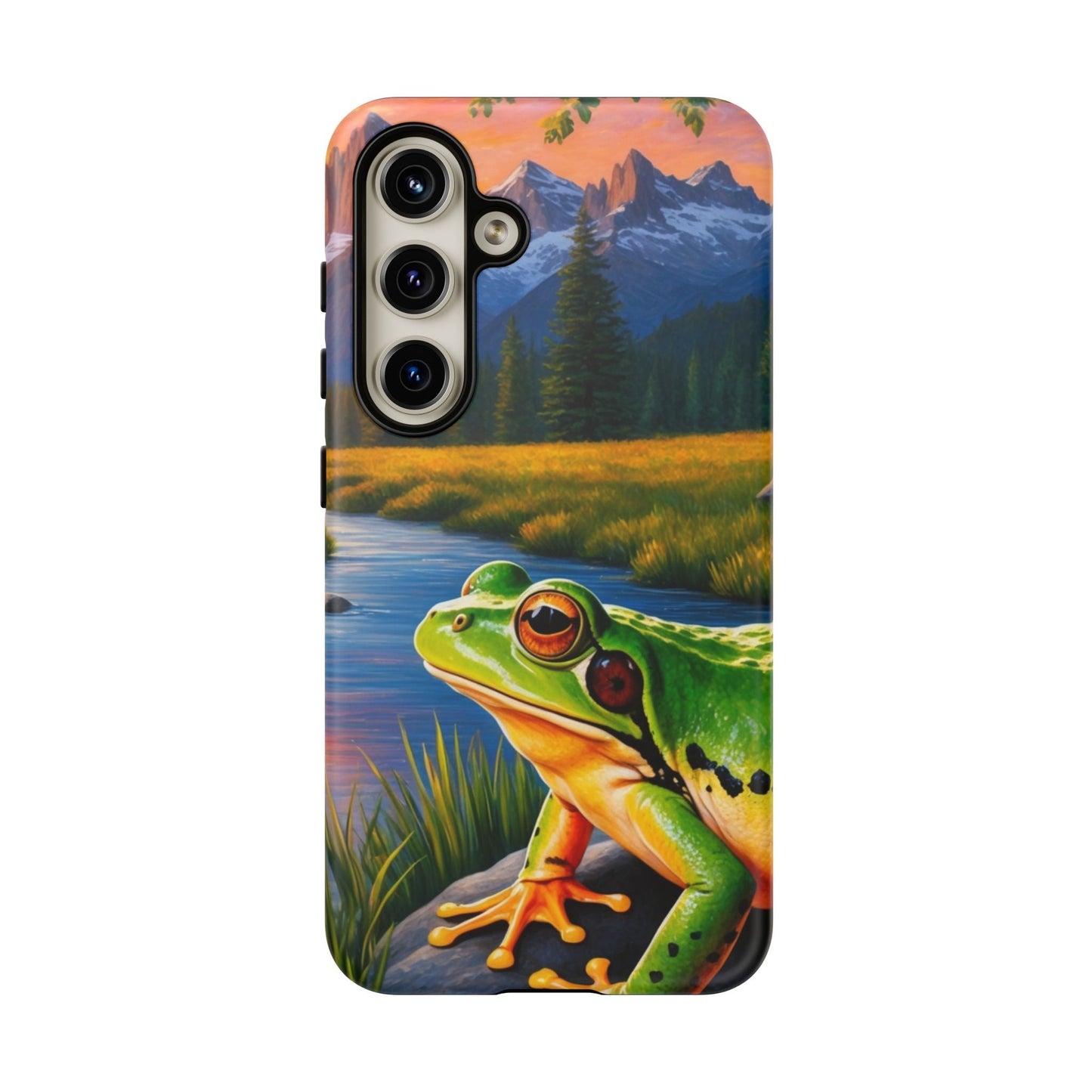 Sunset Serenity Frog - Nature - Inspired Samsung Galaxy Case - BOGO Cases