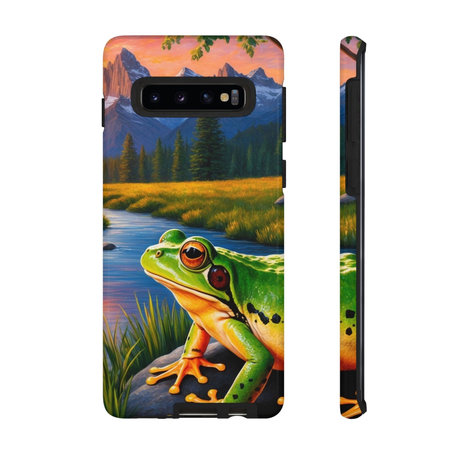 Sunset Serenity Frog - Nature - Inspired Samsung Galaxy Case - BOGO Cases