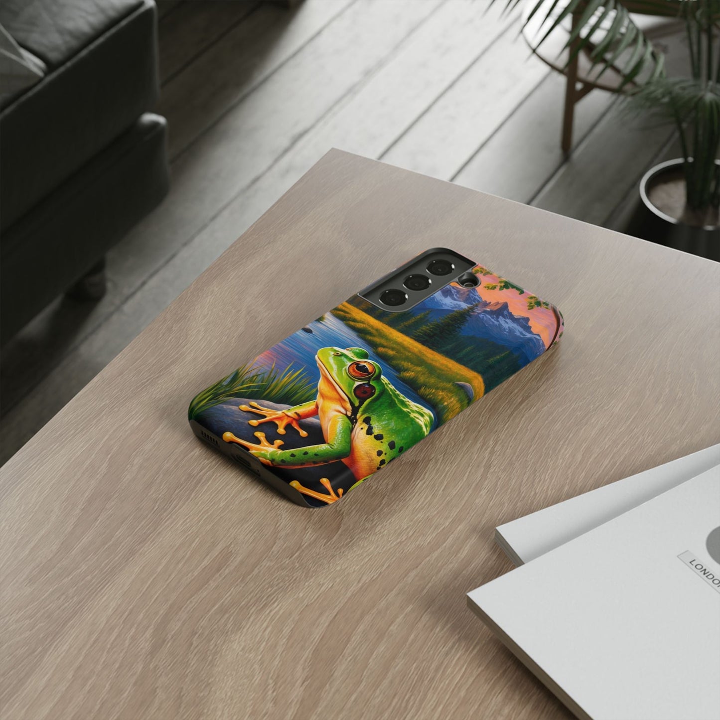 Sunset Serenity Frog - Nature - Inspired Samsung Galaxy Case - BOGO Cases