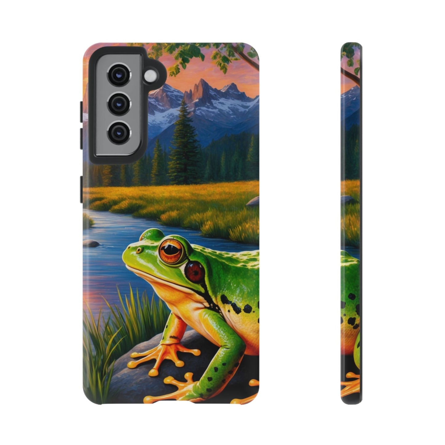 Sunset Serenity Frog - Nature - Inspired Samsung Galaxy Case - BOGO Cases