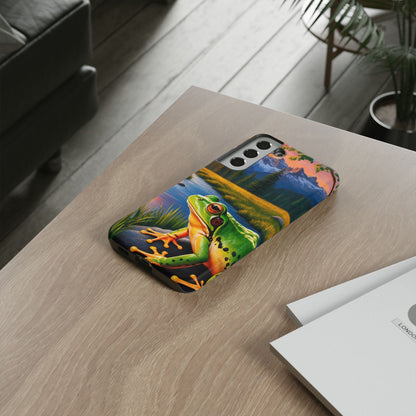 Sunset Serenity Frog - Nature - Inspired Samsung Galaxy Case - BOGO Cases