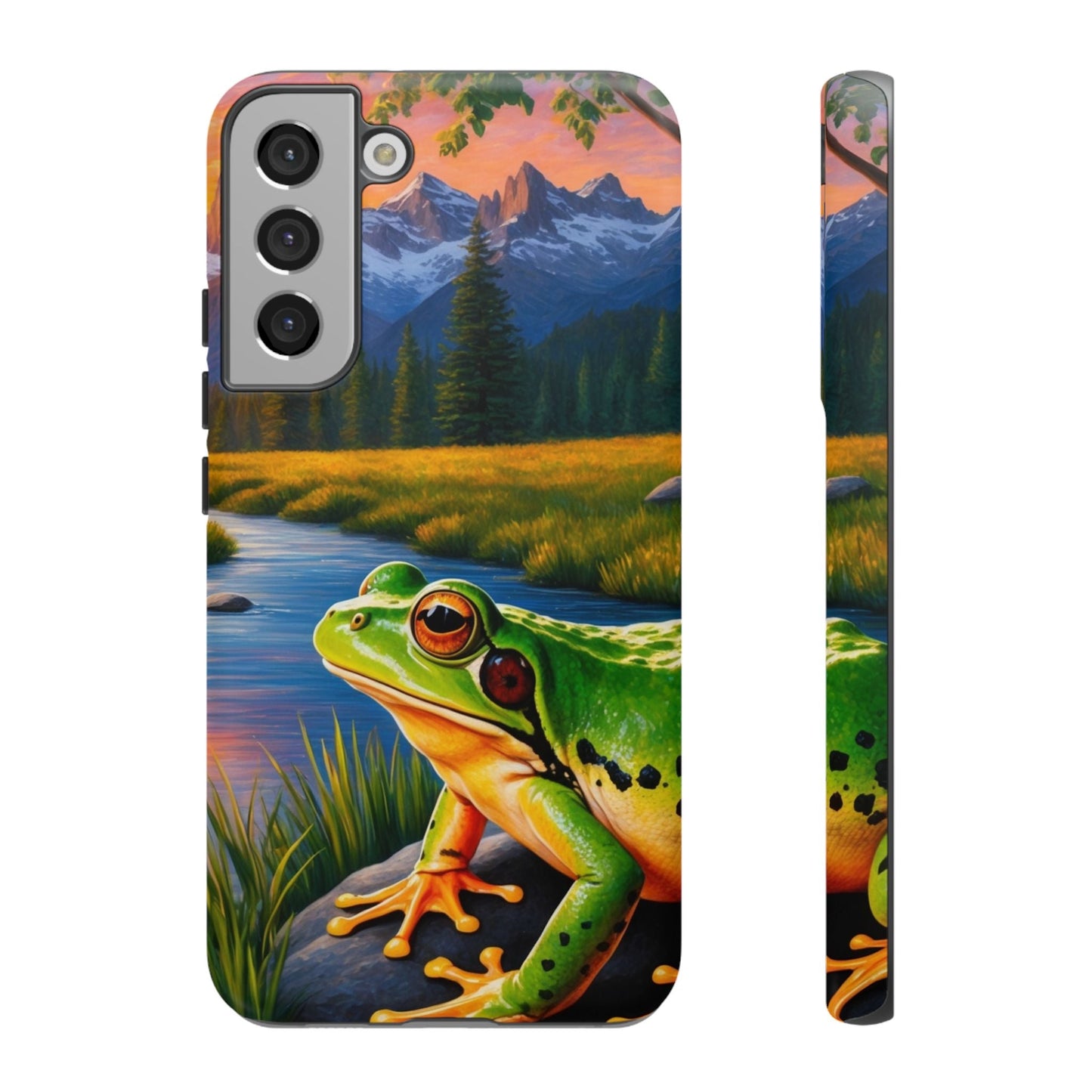 Sunset Serenity Frog - Nature - Inspired Samsung Galaxy Case - BOGO Cases