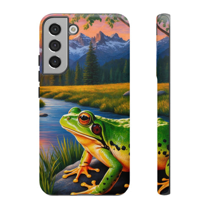 Sunset Serenity Frog - Nature - Inspired Samsung Galaxy Case - BOGO Cases