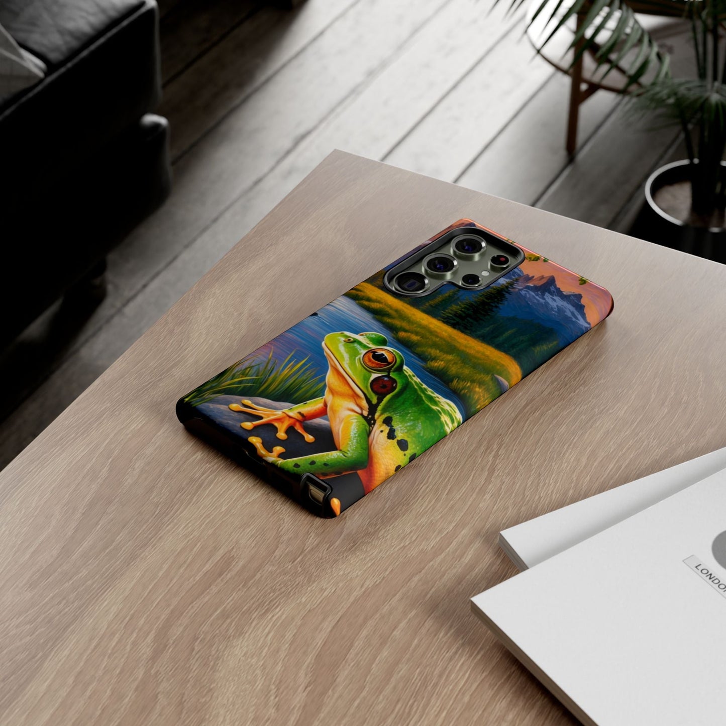Sunset Serenity Frog - Nature - Inspired Samsung Galaxy Case - BOGO Cases
