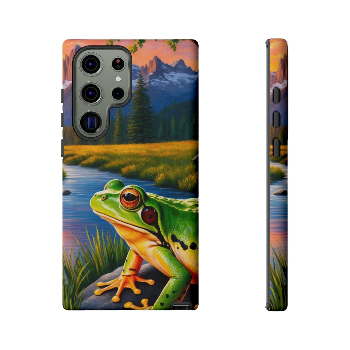 Sunset Serenity Frog - Nature - Inspired Samsung Galaxy Case - BOGO Cases