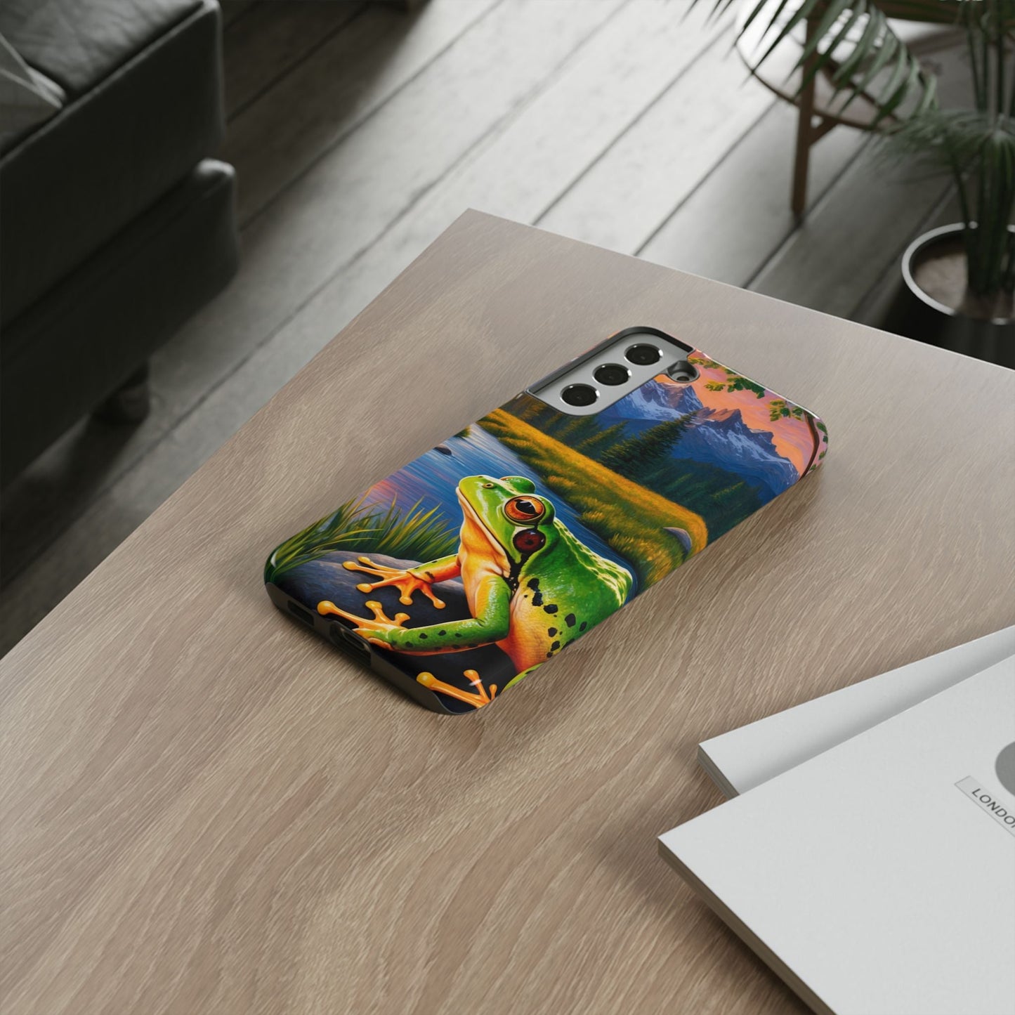 Sunset Serenity Frog - Nature - Inspired Samsung Galaxy Case - BOGO Cases