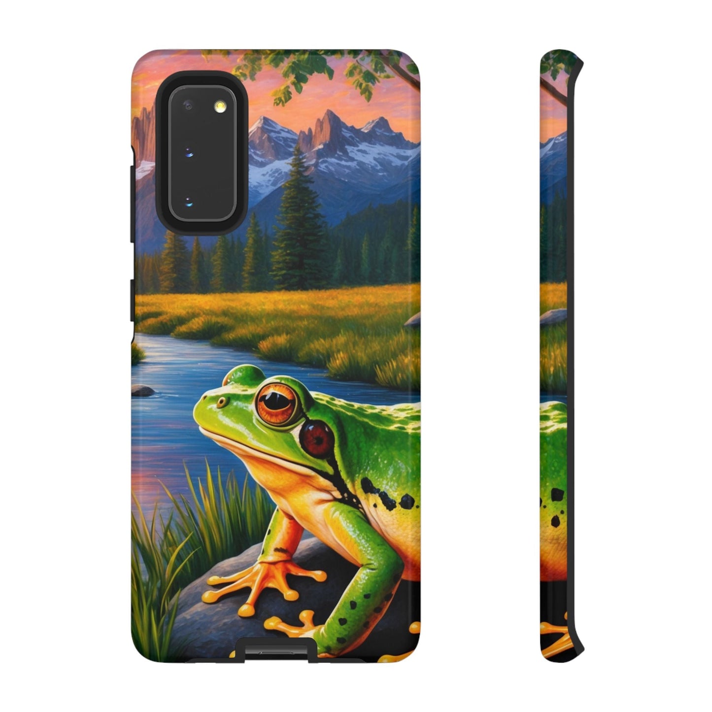 Sunset Serenity Frog - Nature - Inspired Samsung Galaxy Case - BOGO Cases