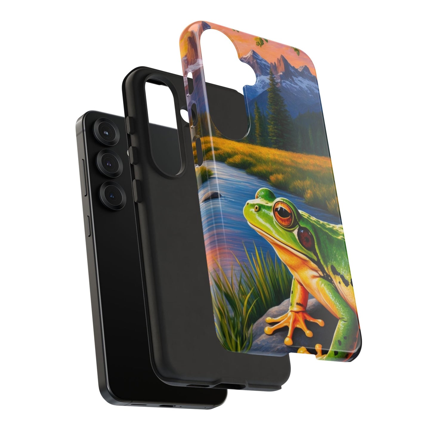 Sunset Serenity Frog - Nature - Inspired Samsung Galaxy Case - BOGO Cases