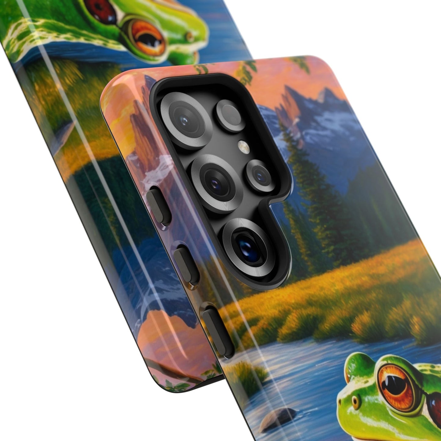Sunset Serenity Frog - Nature - Inspired Samsung Galaxy Case - BOGO Cases