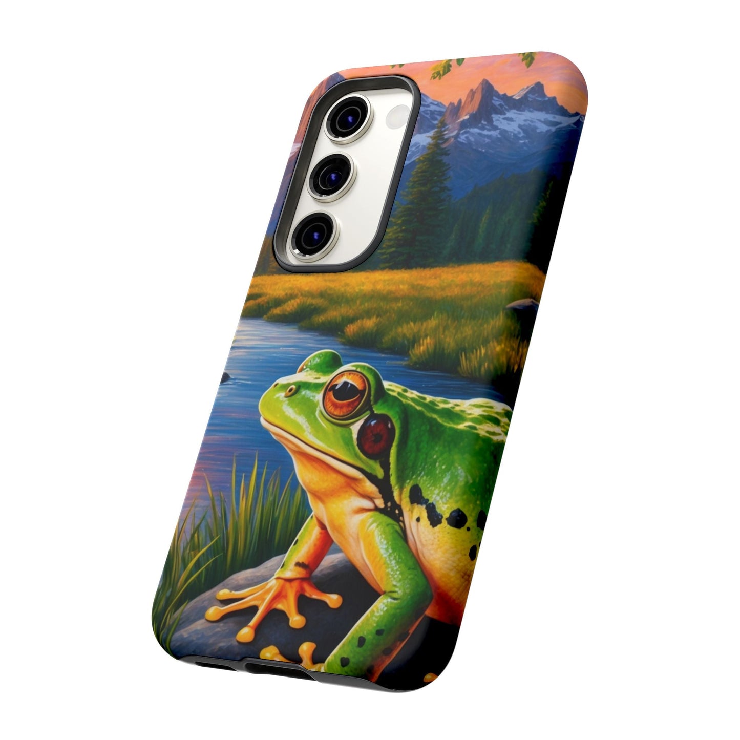 Sunset Serenity Frog - Nature - Inspired Samsung Galaxy Case - BOGO Cases
