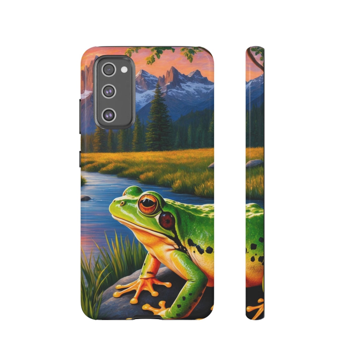 Sunset Serenity Frog - Nature - Inspired Samsung Galaxy Case - BOGO Cases