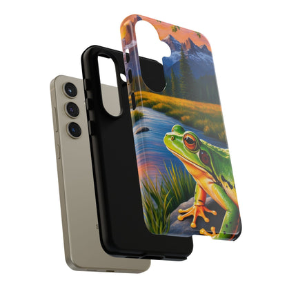 Sunset Serenity Frog - Nature - Inspired Samsung Galaxy Case - BOGO Cases
