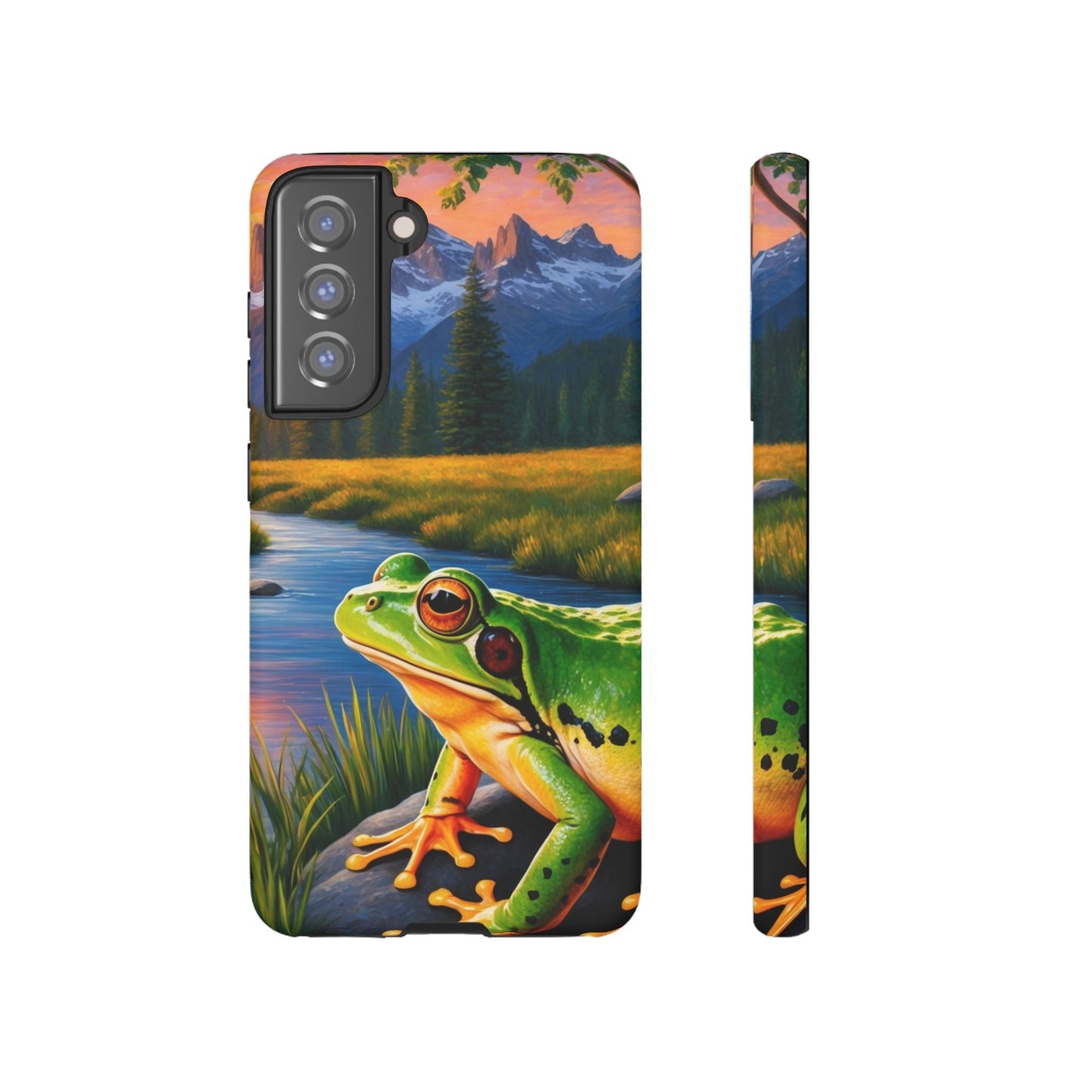 Sunset Serenity Frog - Nature - Inspired Samsung Galaxy Case - BOGO Cases