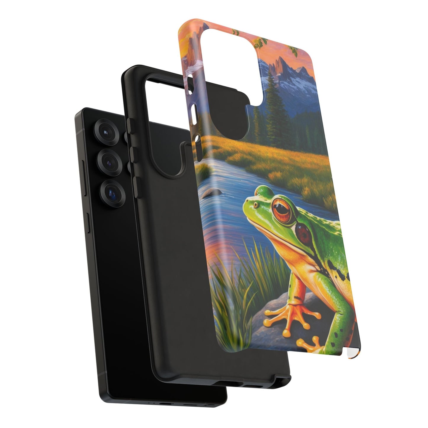 Sunset Serenity Frog - Nature - Inspired Samsung Galaxy Case - BOGO Cases