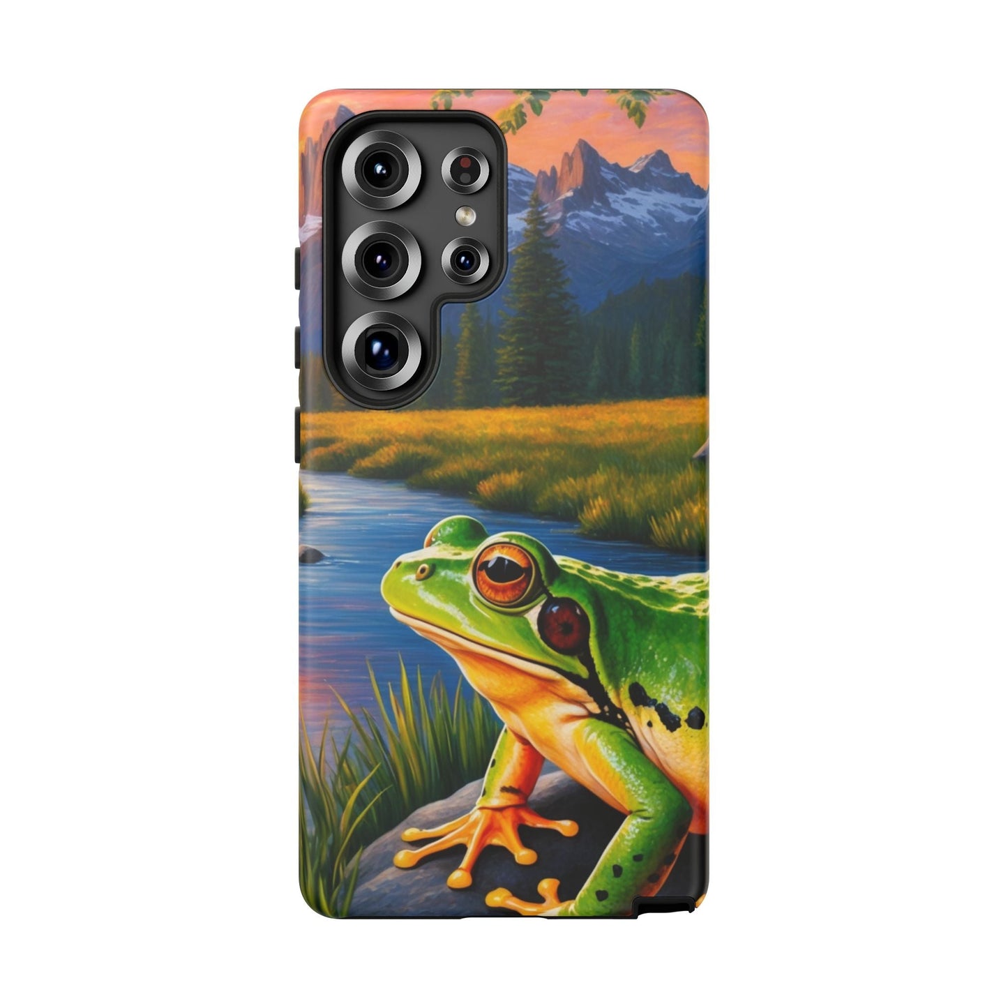 Sunset Serenity Frog - Nature - Inspired Samsung Galaxy Case - BOGO Cases