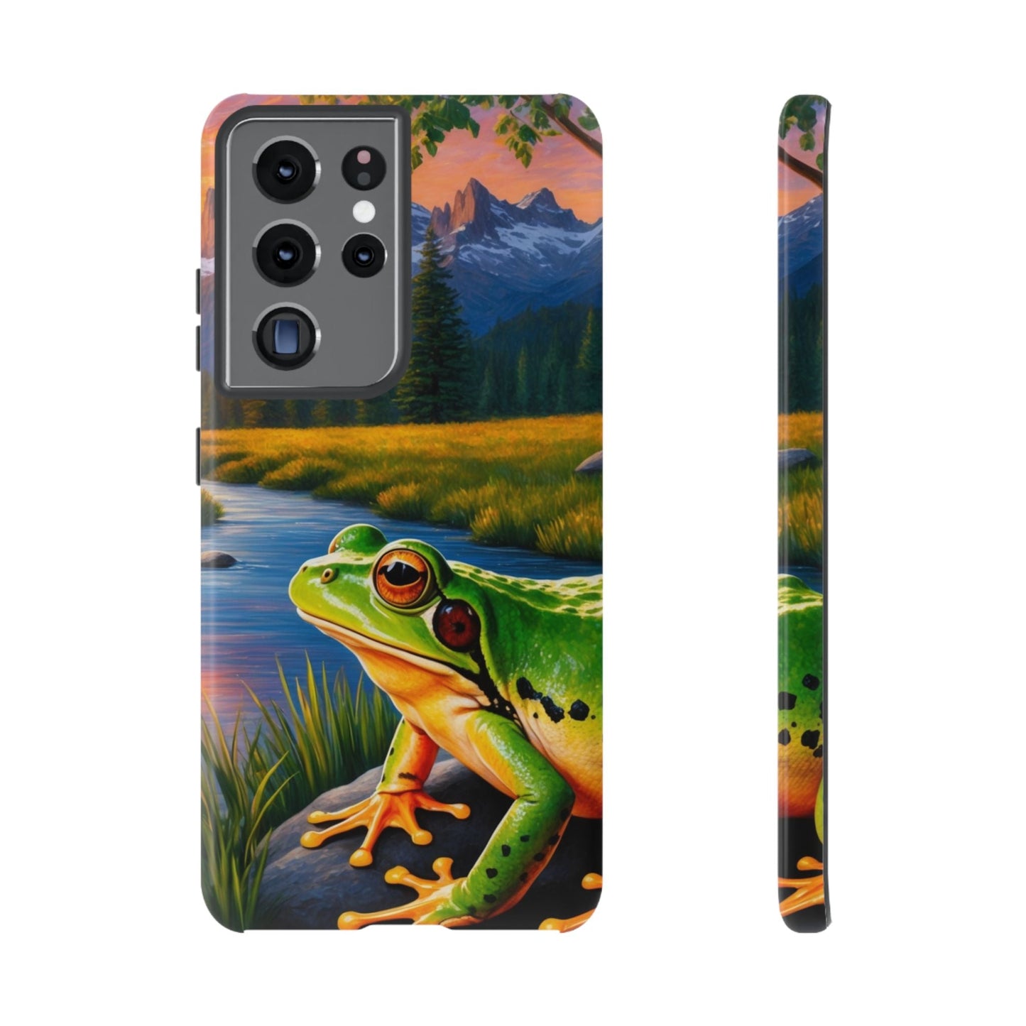 Sunset Serenity Frog - Nature - Inspired Samsung Galaxy Case - BOGO Cases
