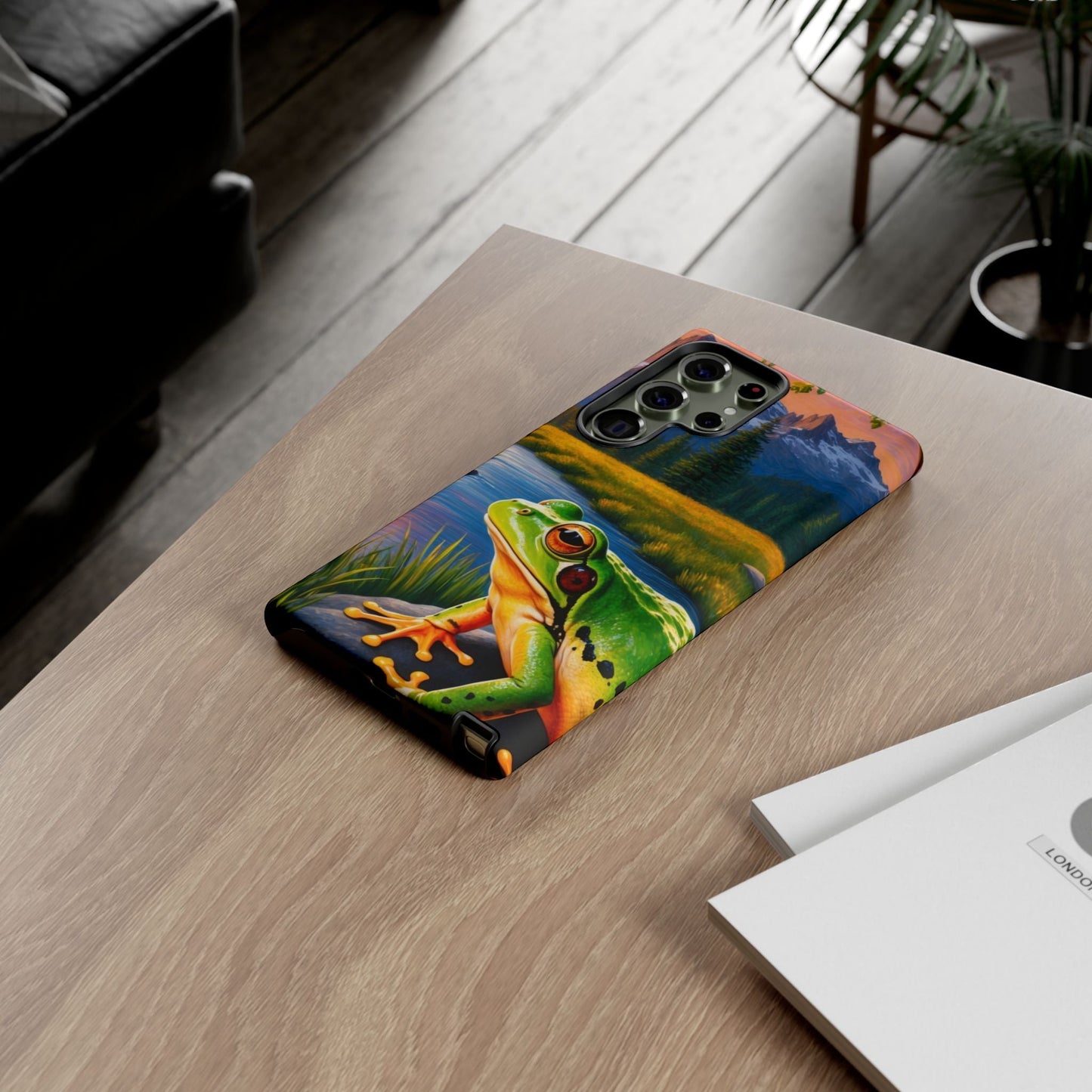 Sunset Serenity Frog - Nature - Inspired Samsung Galaxy Case - BOGO Cases