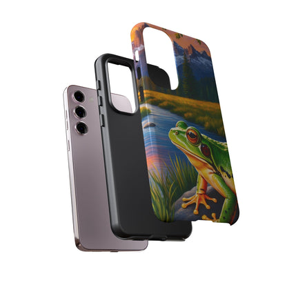 Sunset Serenity Frog - Nature - Inspired Samsung Galaxy Case - BOGO Cases