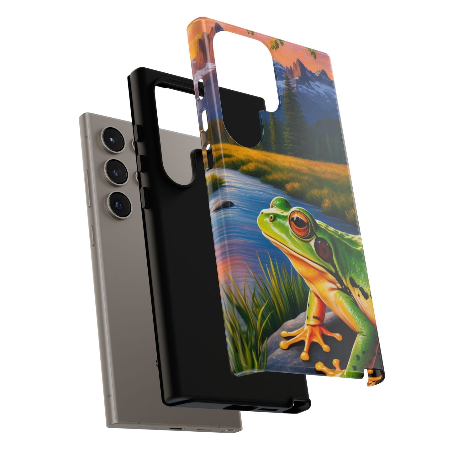 Sunset Serenity Frog - Nature - Inspired Samsung Galaxy Case - BOGO Cases