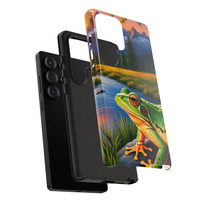 Sunset Serenity Frog - Nature - Inspired Samsung Galaxy Case - BOGO Cases