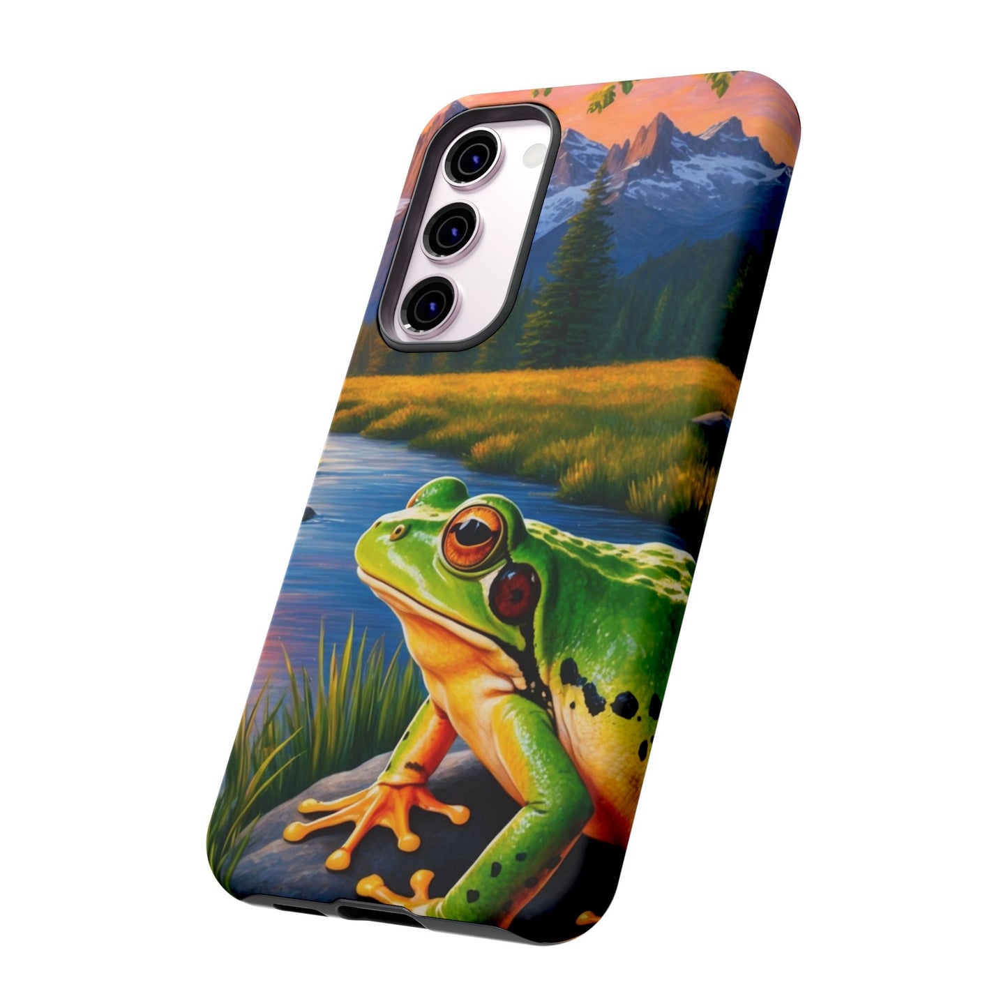 Sunset Serenity Frog - Nature - Inspired Samsung Galaxy Case - BOGO Cases