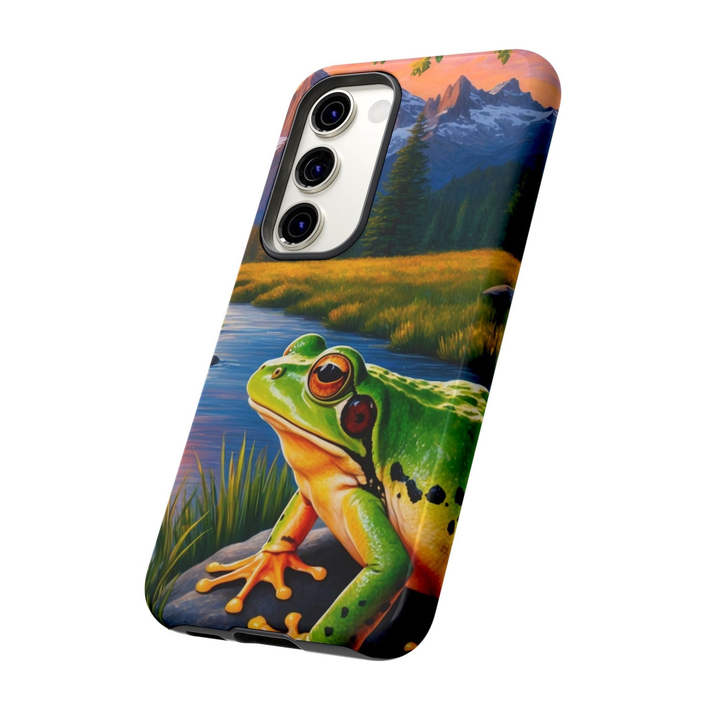 Sunset Serenity Frog - Nature - Inspired Samsung Galaxy Case - BOGO Cases