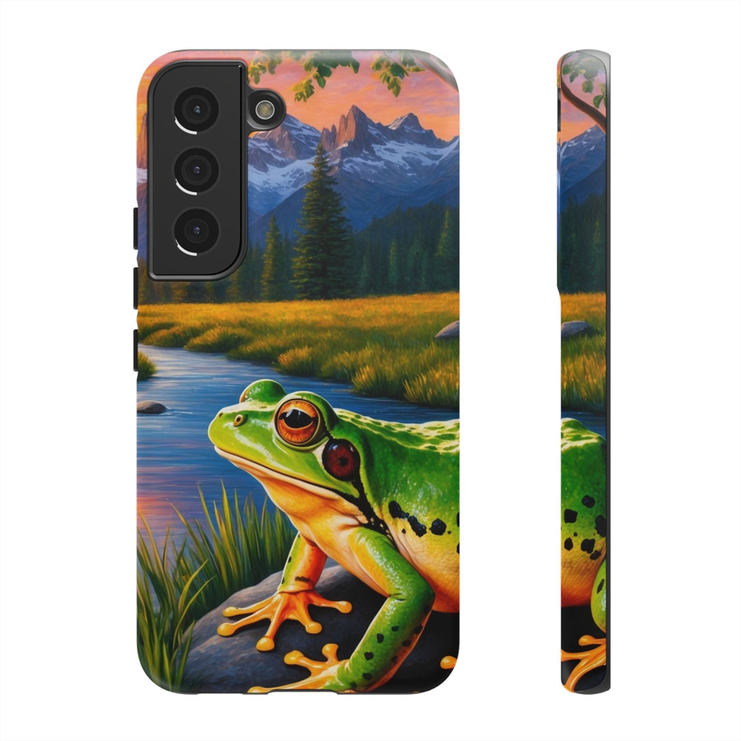 Sunset Serenity Frog - Nature - Inspired Samsung Galaxy Case - BOGO Cases
