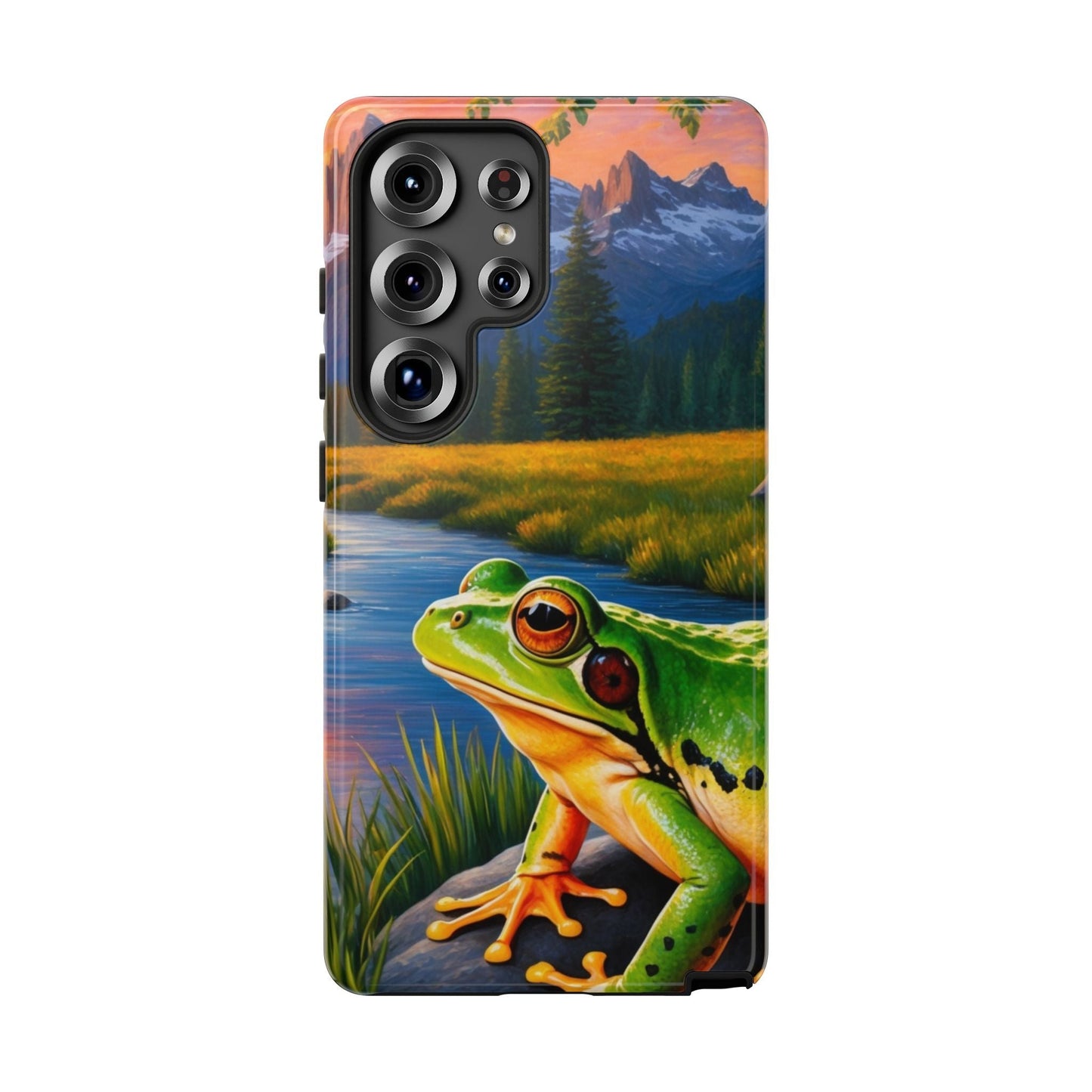 Sunset Serenity Frog - Nature - Inspired Samsung Galaxy Case - BOGO Cases