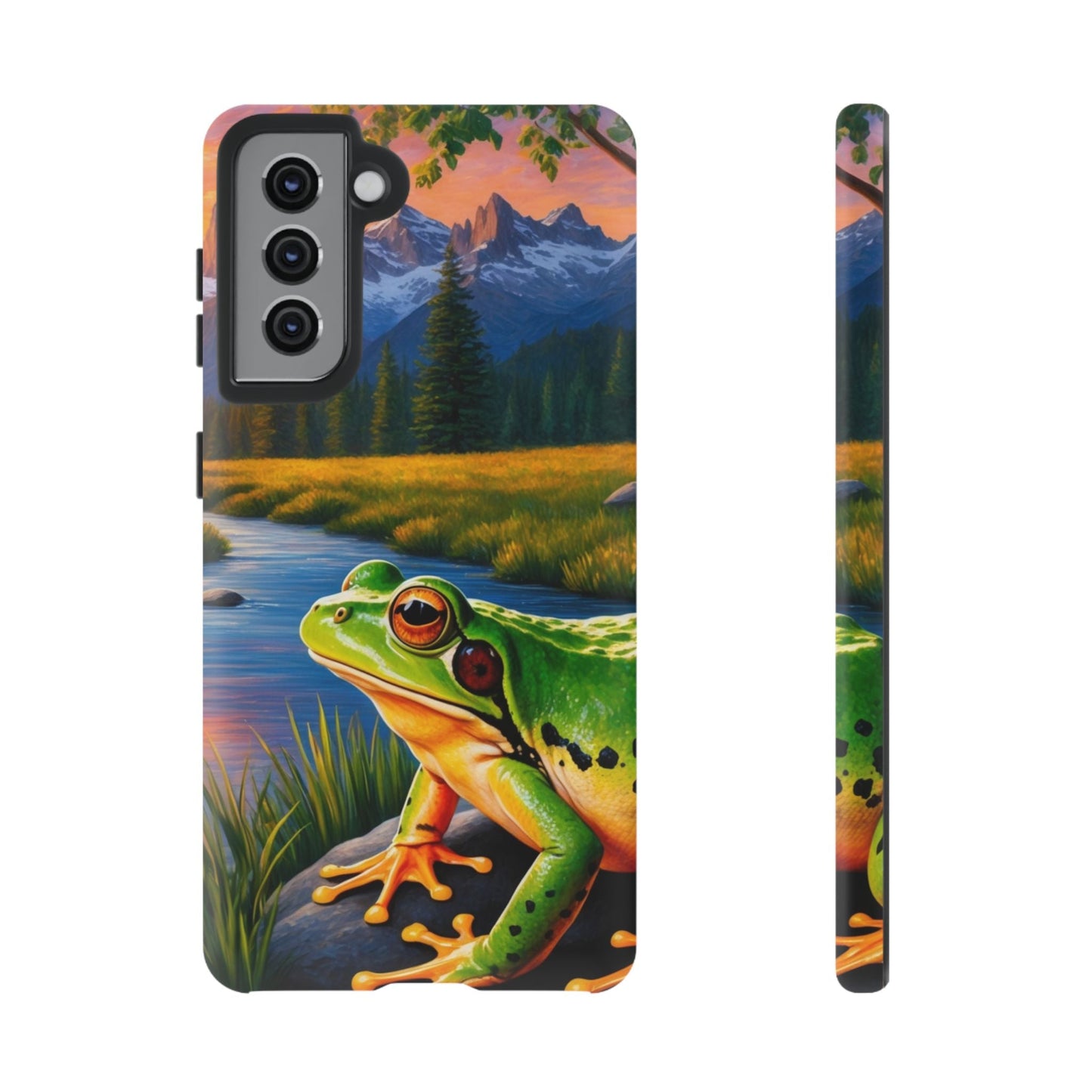 Sunset Serenity Frog - Nature - Inspired Samsung Galaxy Case - BOGO Cases