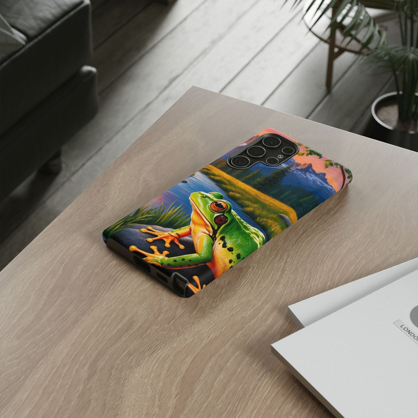 Sunset Serenity Frog - Nature - Inspired Samsung Galaxy Case - BOGO Cases