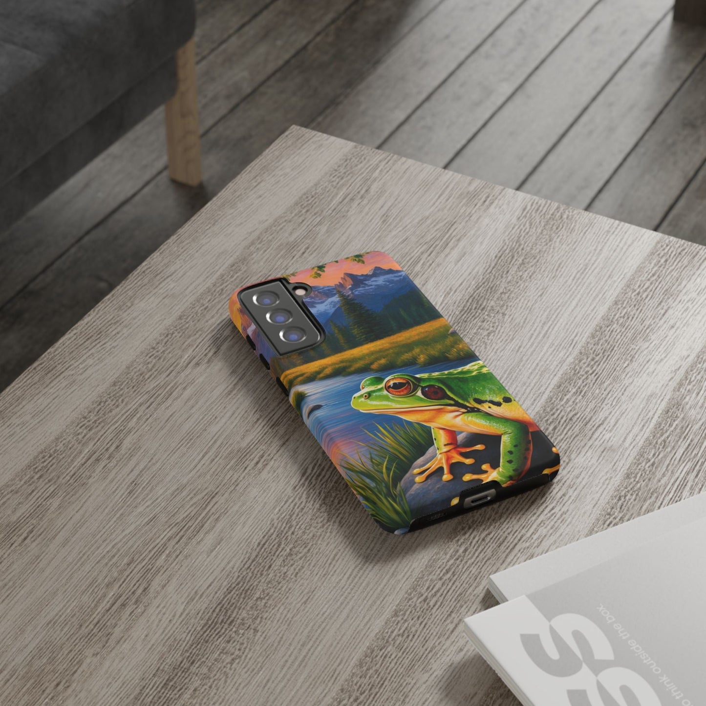 Sunset Serenity Frog - Nature - Inspired Samsung Galaxy Case - BOGO Cases