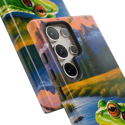 Sunset Serenity Frog - Nature - Inspired Samsung Galaxy Case - BOGO Cases
