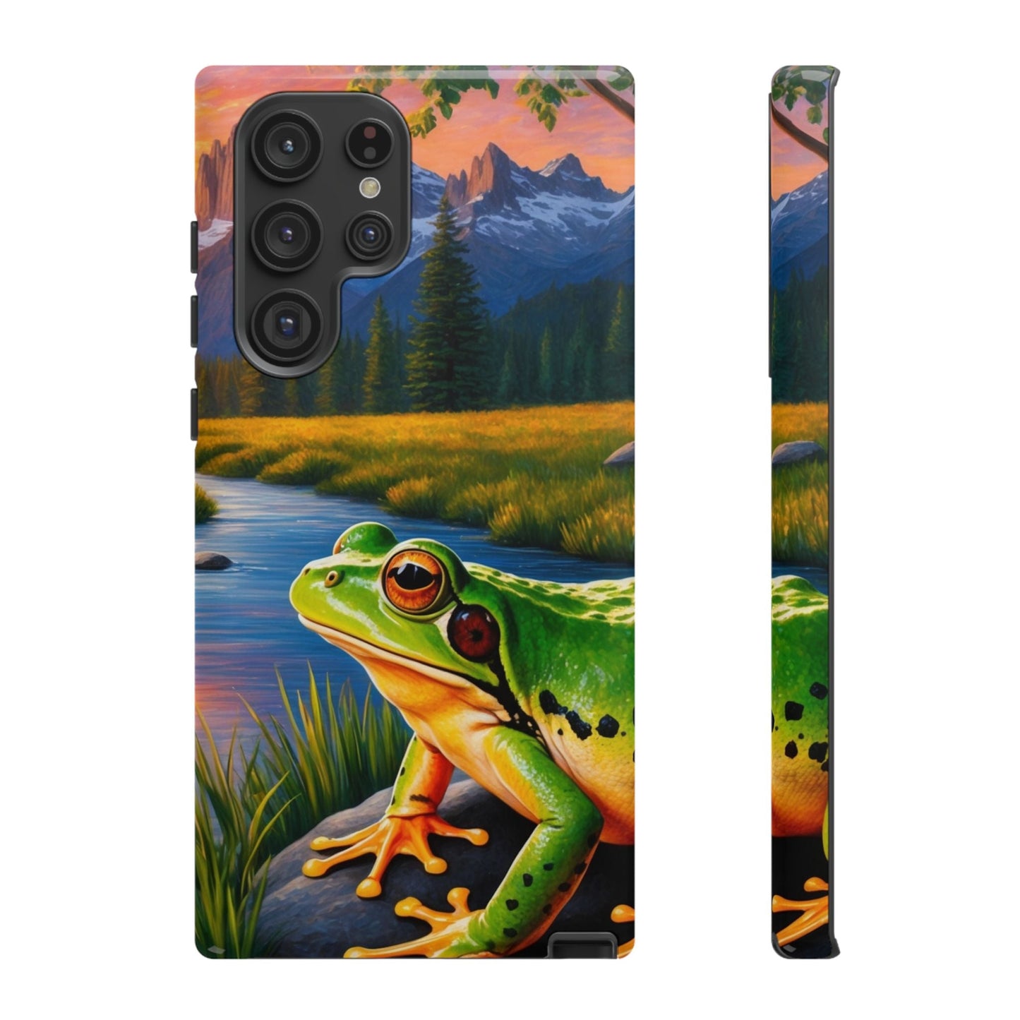 Sunset Serenity Frog - Nature - Inspired Samsung Galaxy Case - BOGO Cases