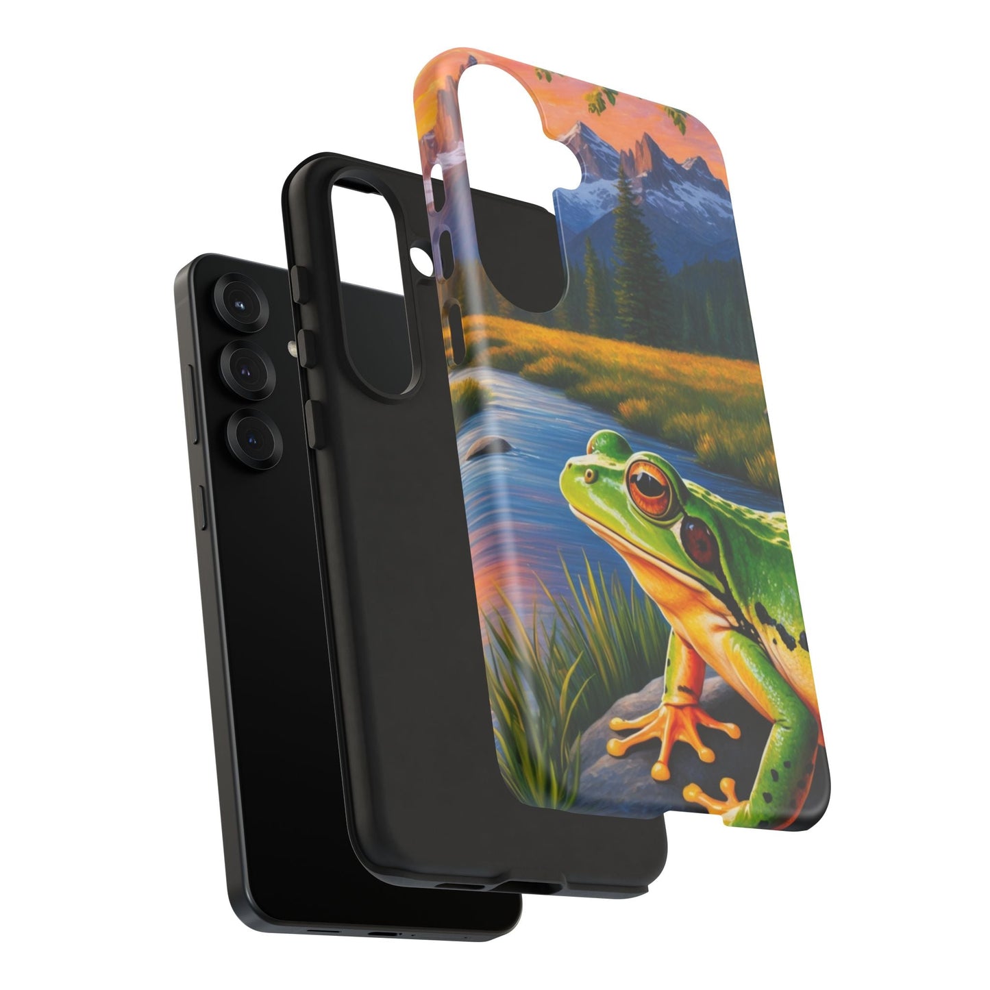 Sunset Serenity Frog - Nature - Inspired Samsung Galaxy Case - BOGO Cases