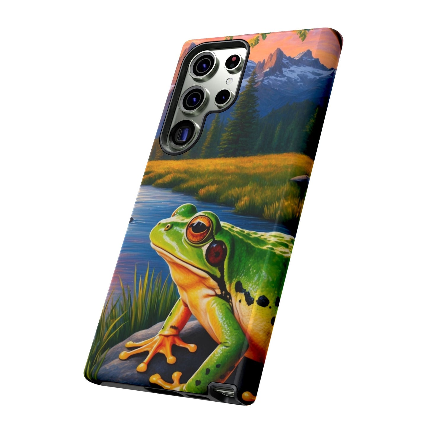 Sunset Serenity Frog - Nature - Inspired Samsung Galaxy Case - BOGO Cases