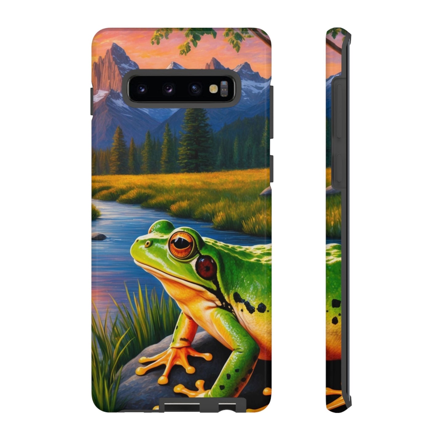 Sunset Serenity Frog - Nature - Inspired Samsung Galaxy Case - BOGO Cases