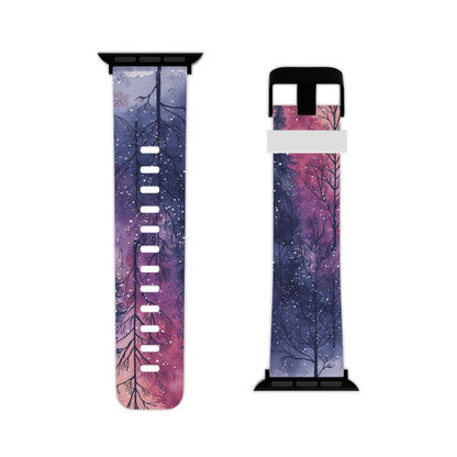 Sunset Snow Forest Apple Watch Band - BOGO Cases