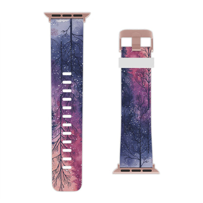 Sunset Snow Forest Apple Watch Band - BOGO Cases