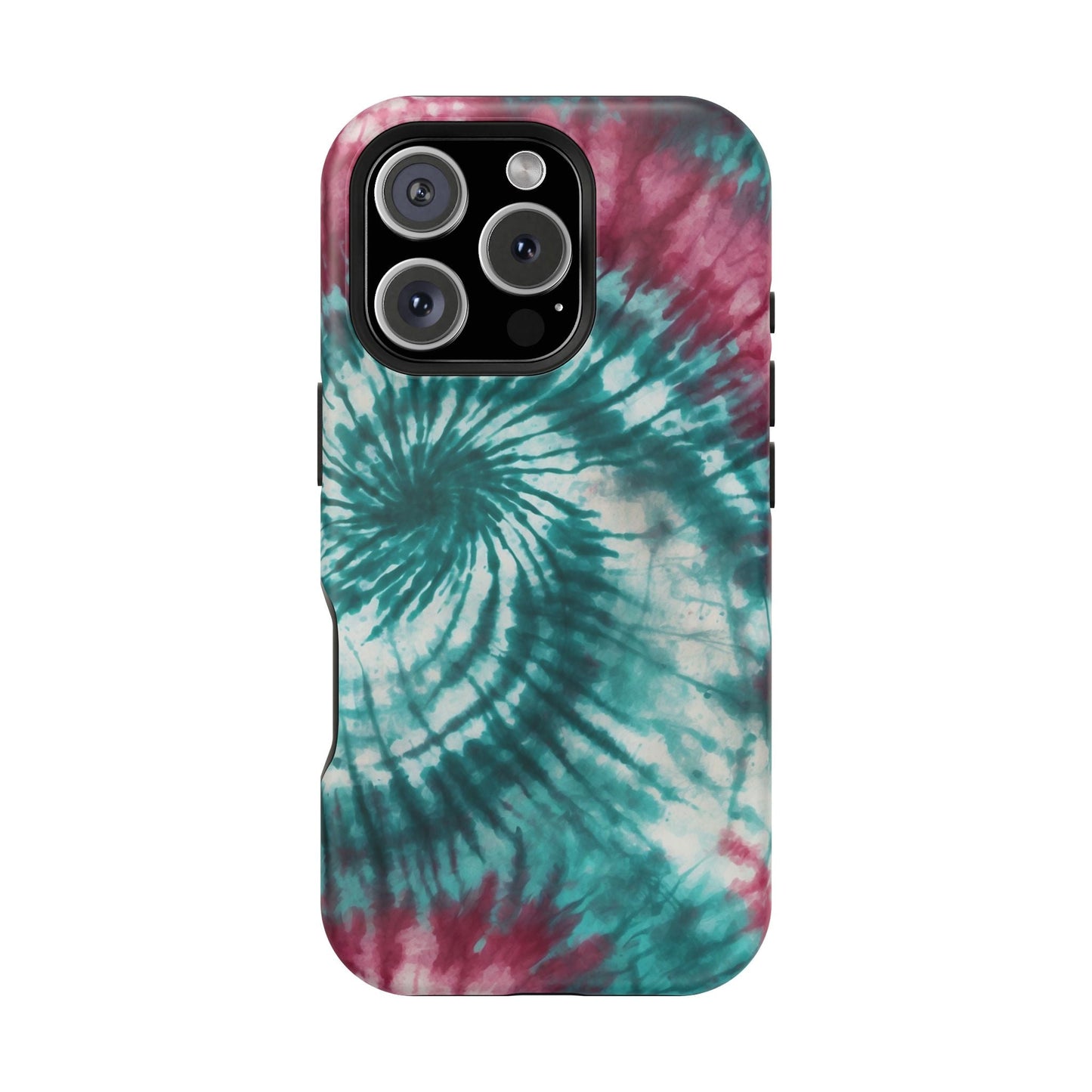 Teal and Pink Tie - Dye MagSafe Case – Stylish and Functional - BOGO Cases
