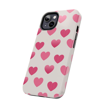 Textured Hearts iPhone Case - BOGO Cases