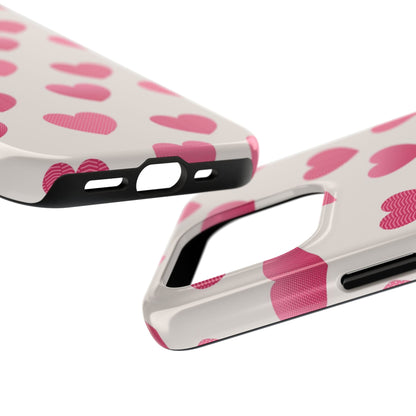 Textured Hearts iPhone Case - BOGO Cases