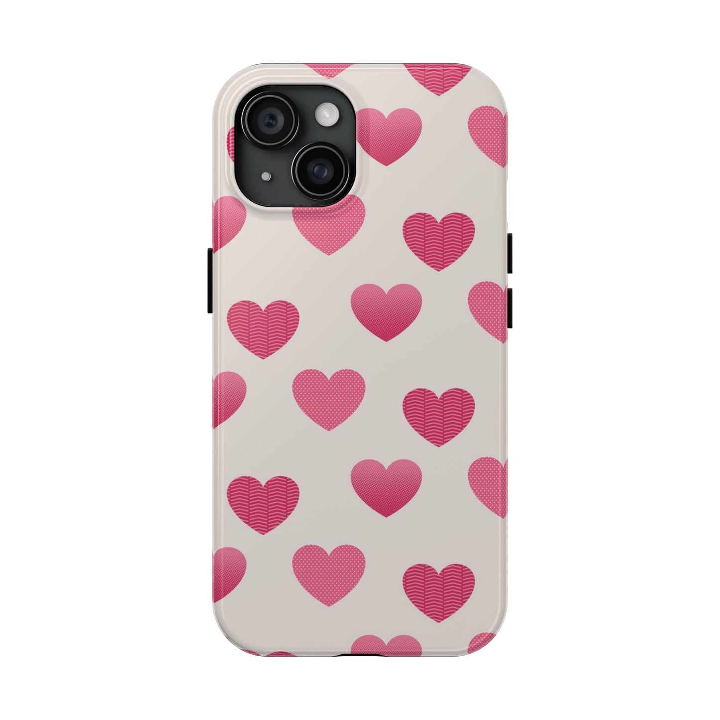 Textured Hearts iPhone Case - BOGO Cases