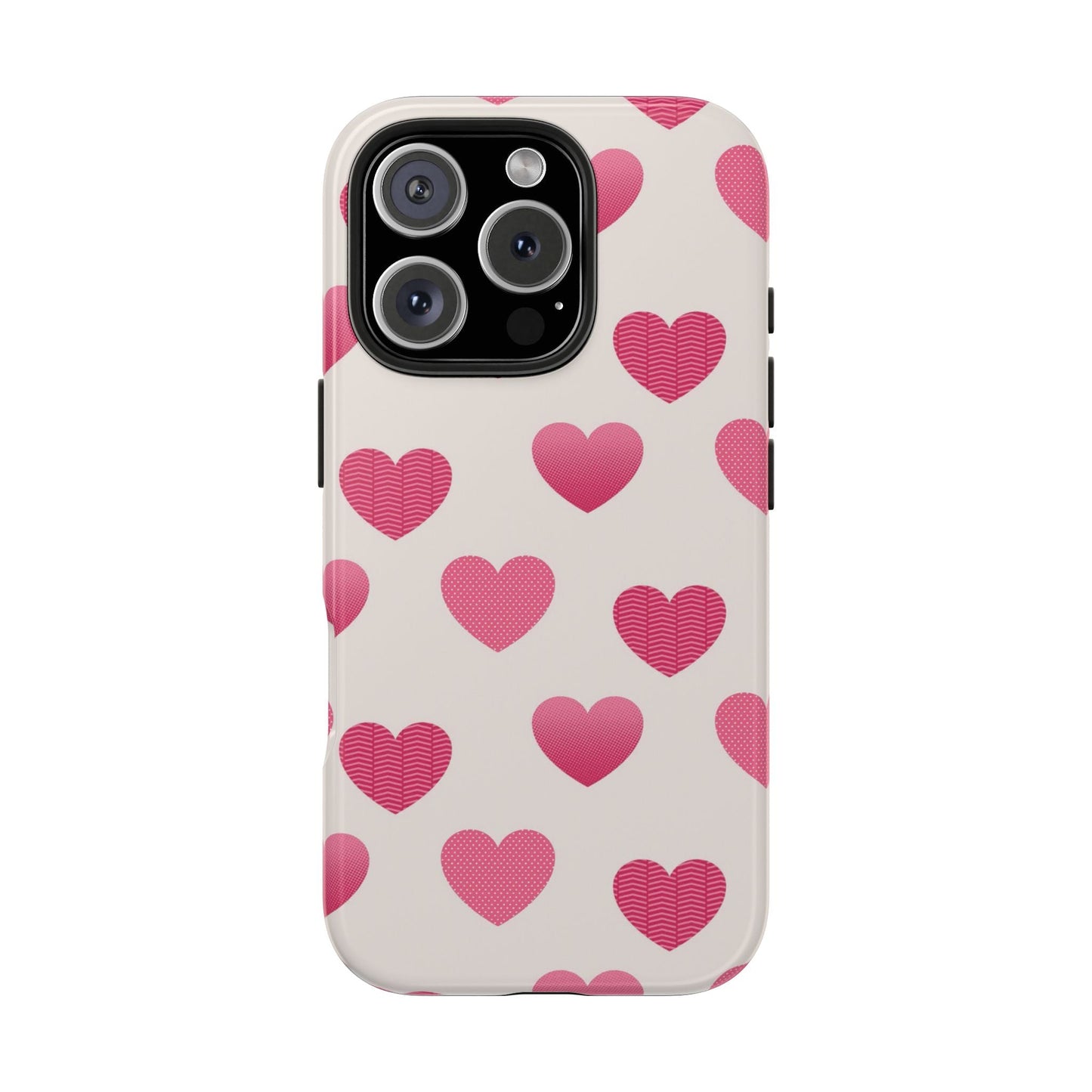 Textured Hearts iPhone Case - BOGO Cases