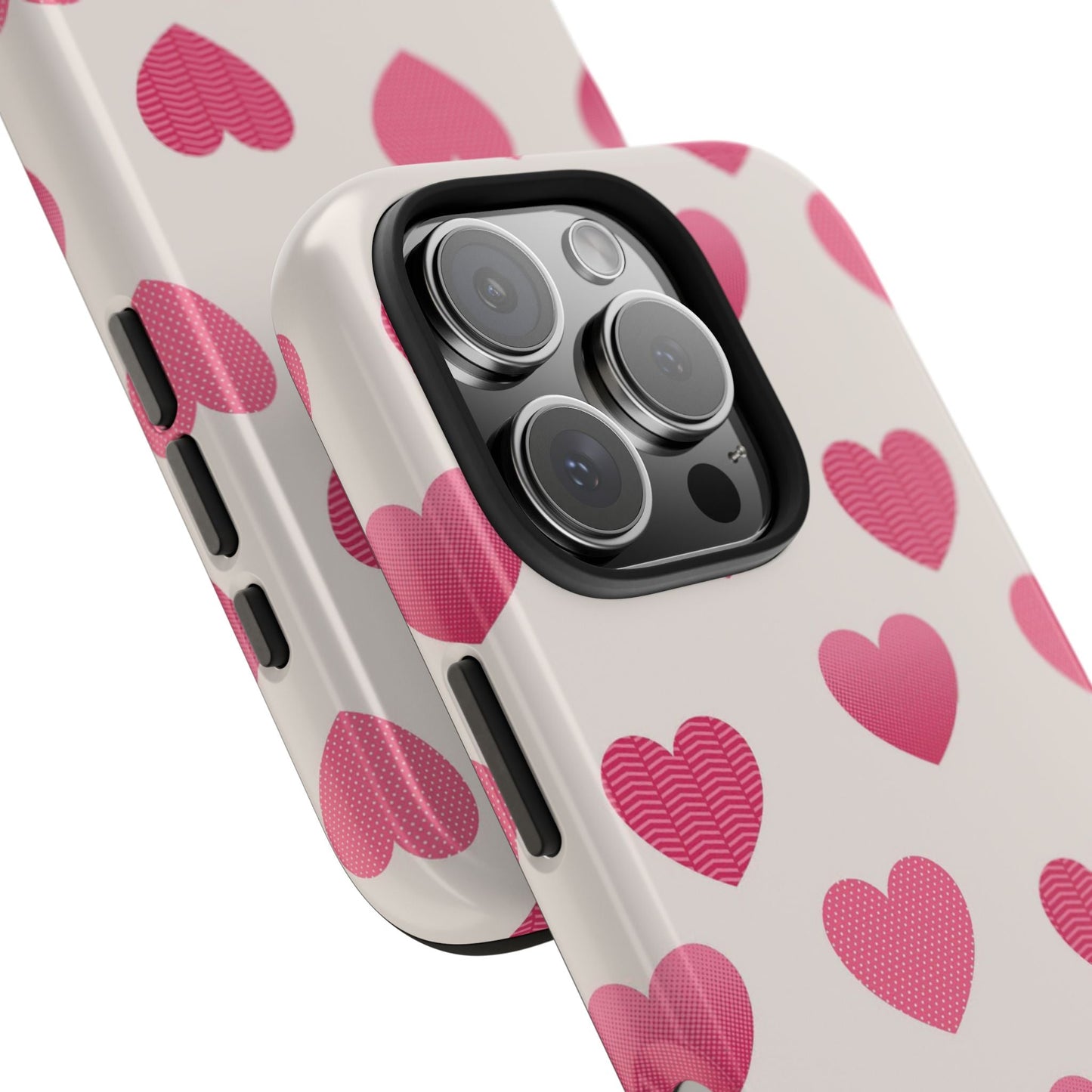 Textured Hearts iPhone Case - BOGO Cases
