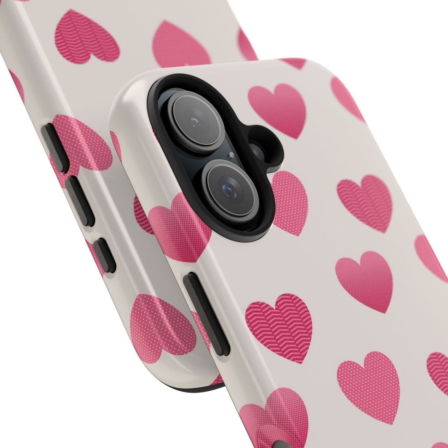 Textured Hearts iPhone Case - BOGO Cases