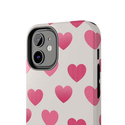 Textured Hearts iPhone Case - BOGO Cases